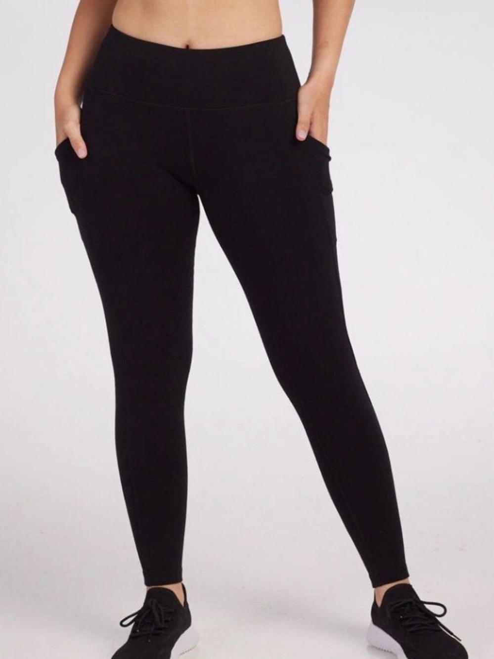 Wool x women’s piper‎ tall black merino wool pocket leggings capsule minimalist